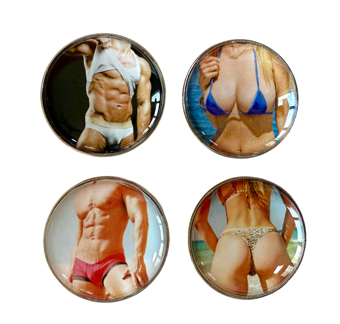Ball Marker Set - BOYS & BABES - (4 pack)
