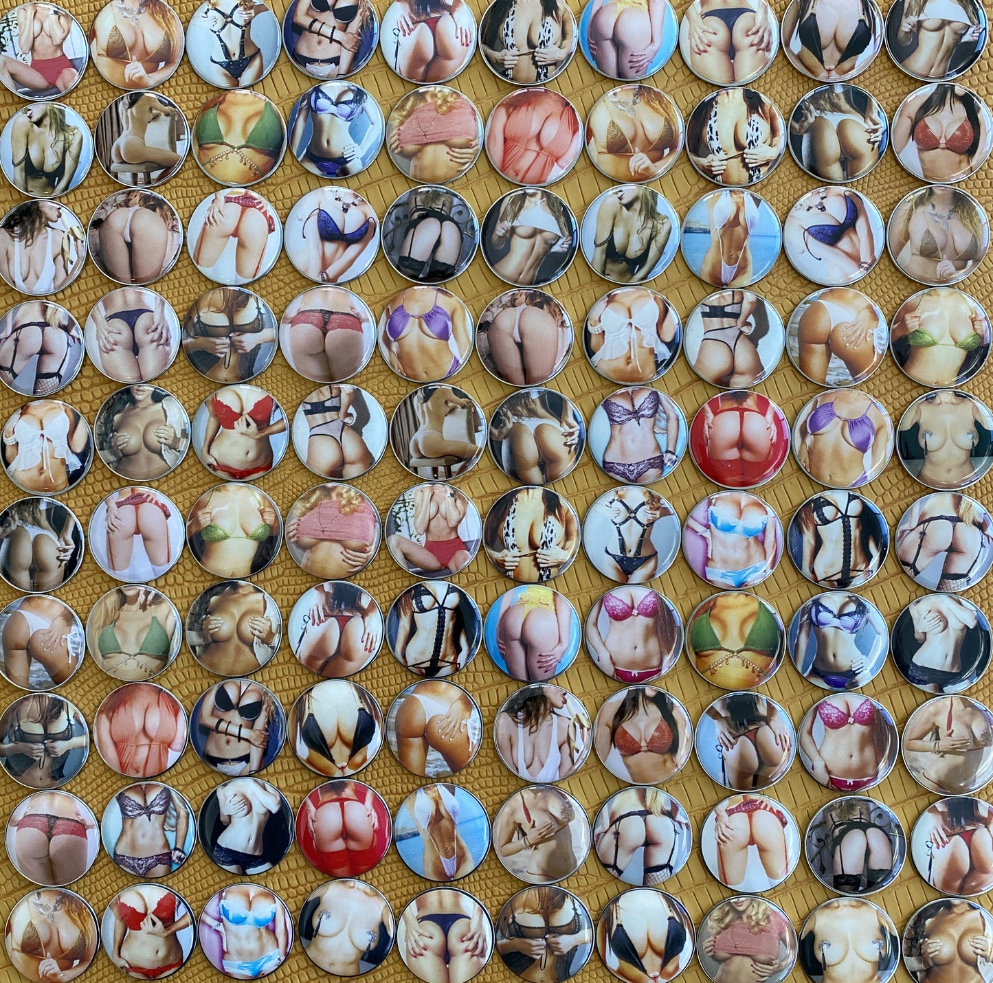 Golf Ball Marker Tournament Set - Random Mix - Set of 50