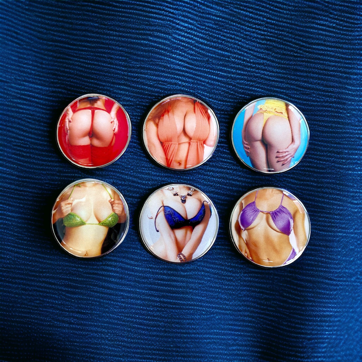 Ball Marker Set - TOUCH THE RAINBOW - (6 pack)