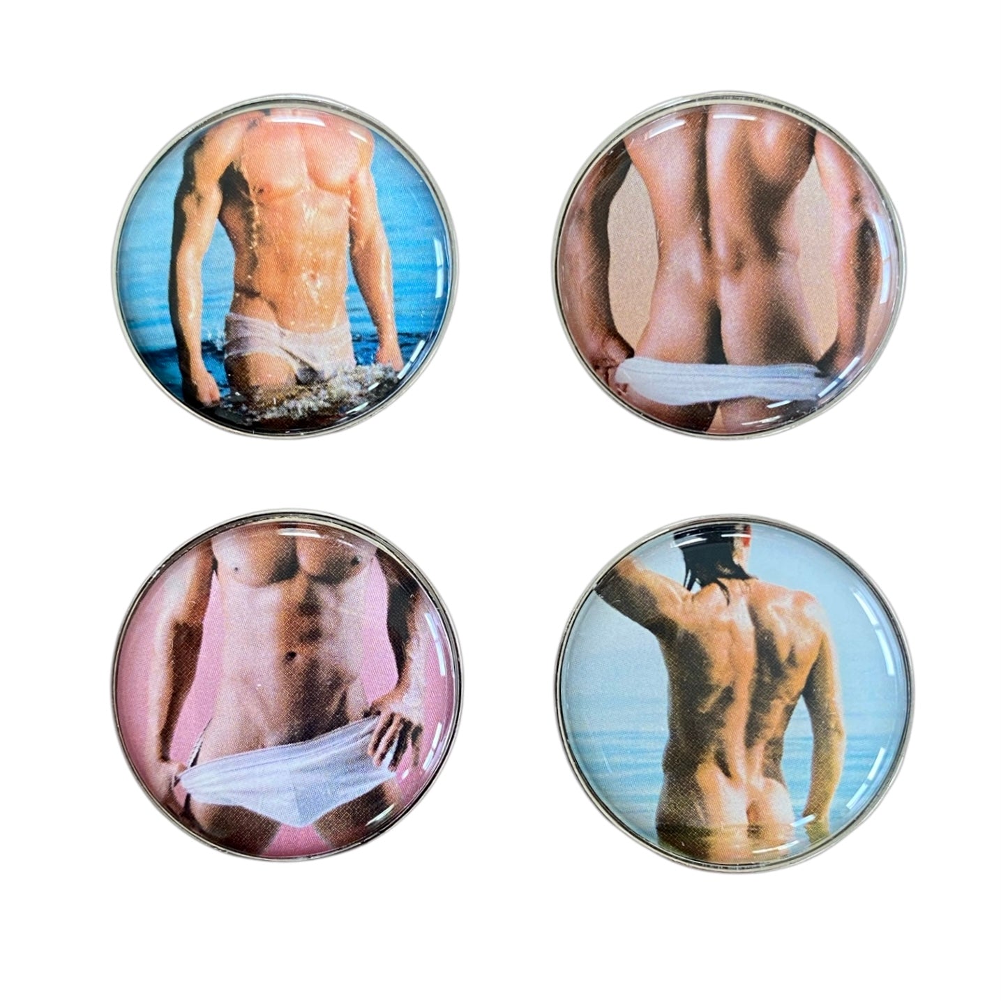 Ball Marker Set - OH BOY! - (4 pack)