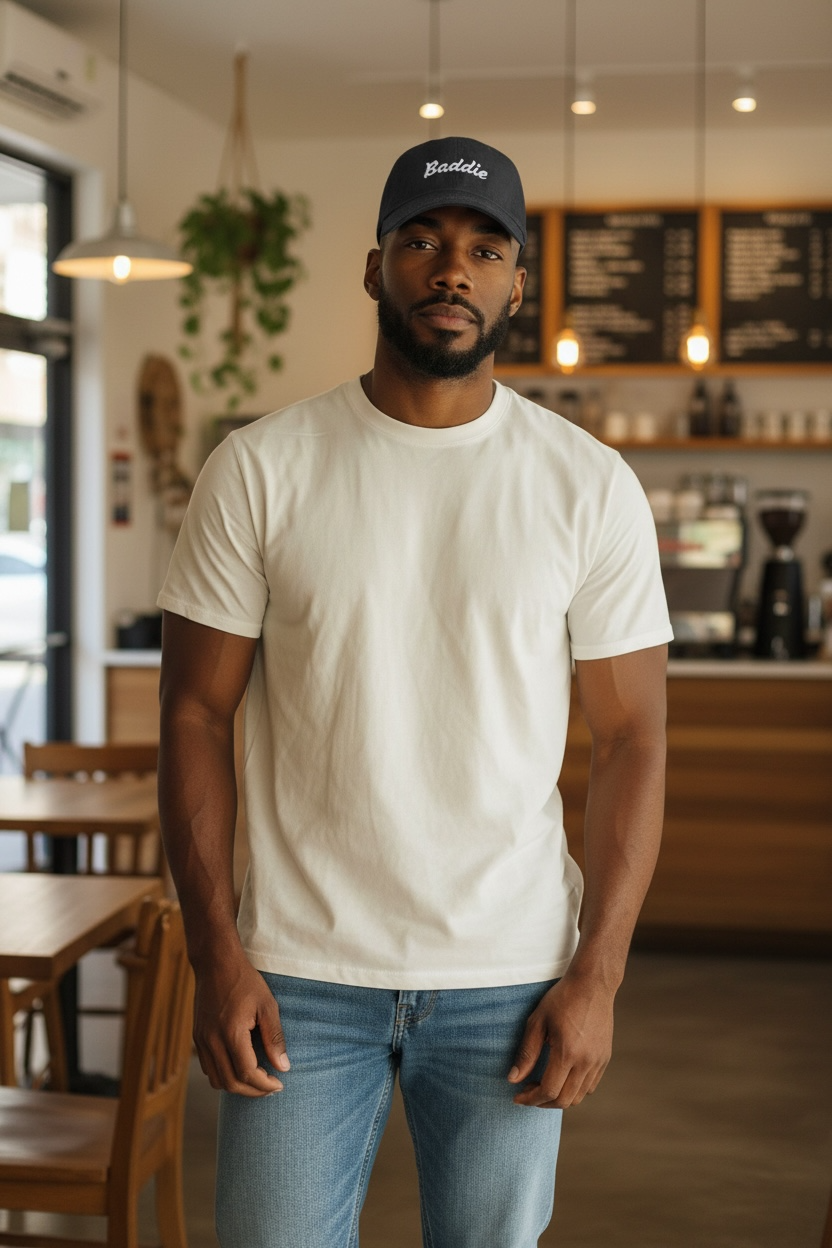Baddie Hat - Cotton with Adjustable Strap