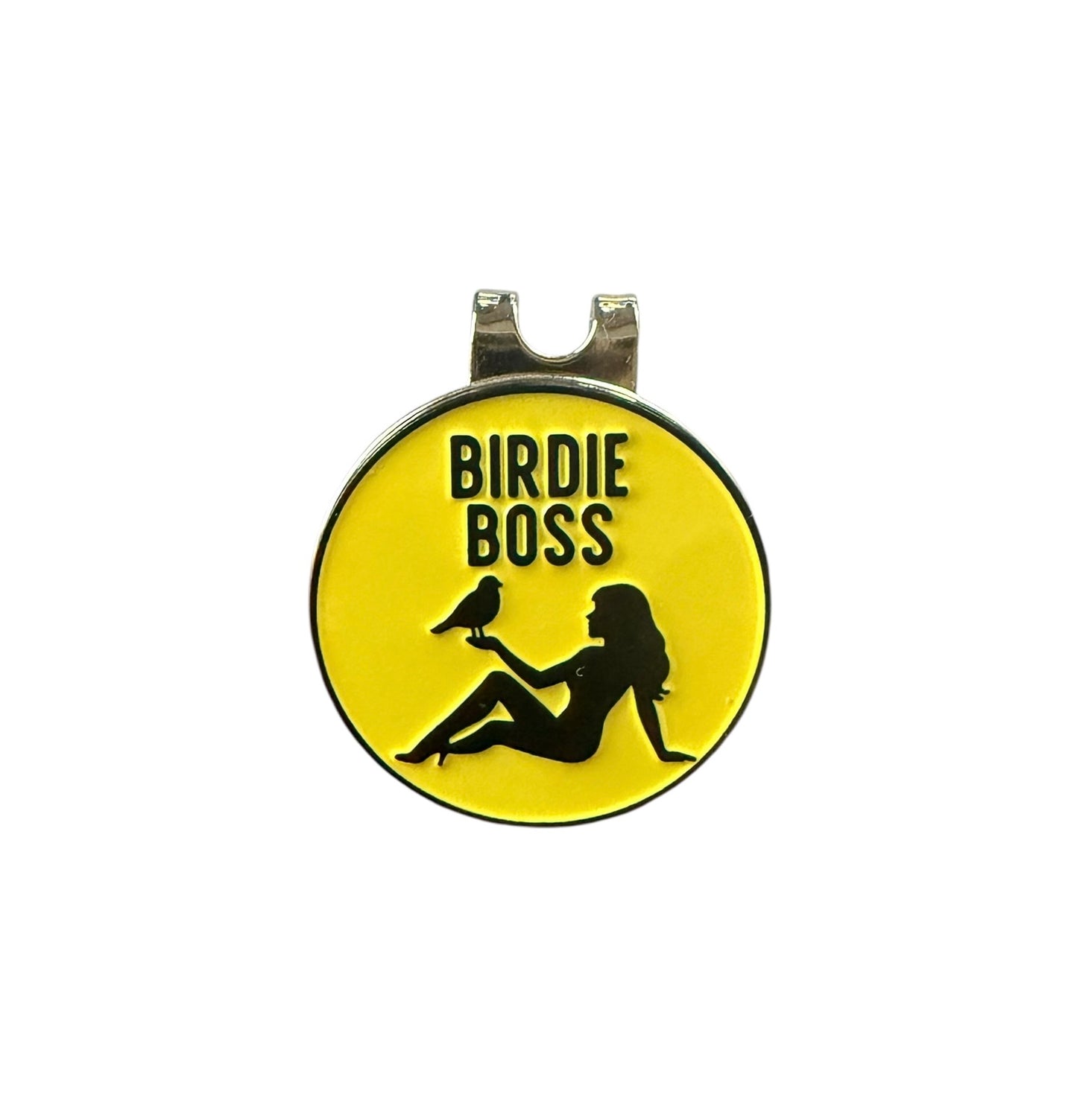 3 DIRTY BIRDIES - Golf Ball Marker Set (3 pack) with Hat Clip