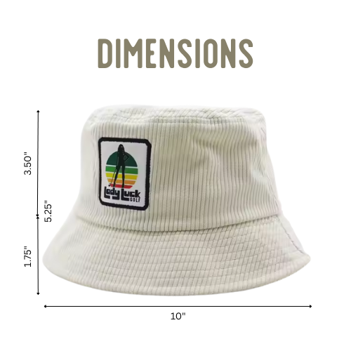 Corduroy Bucket Hat (Color Logo)