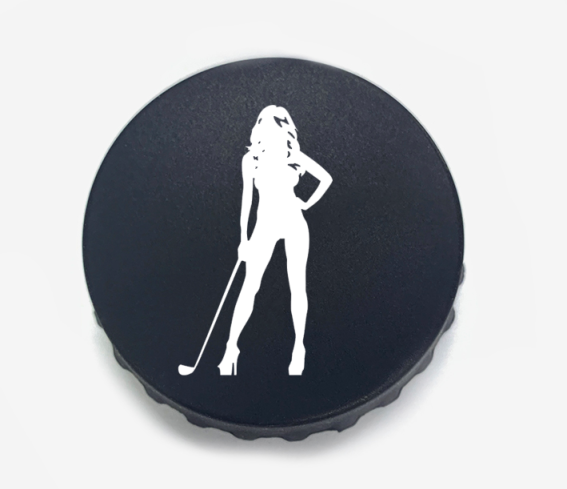 Sexy Golf Babe Silicon Can Lids