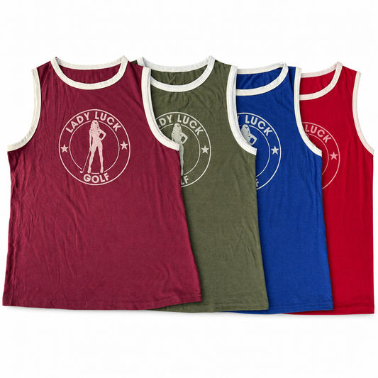 Lady Luck Golf Logo Tank Top - Women's