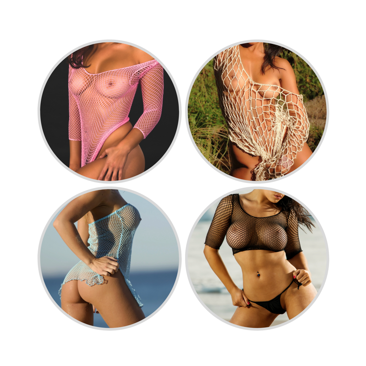 Ball Marker Set - FISHNET - (4 pack)