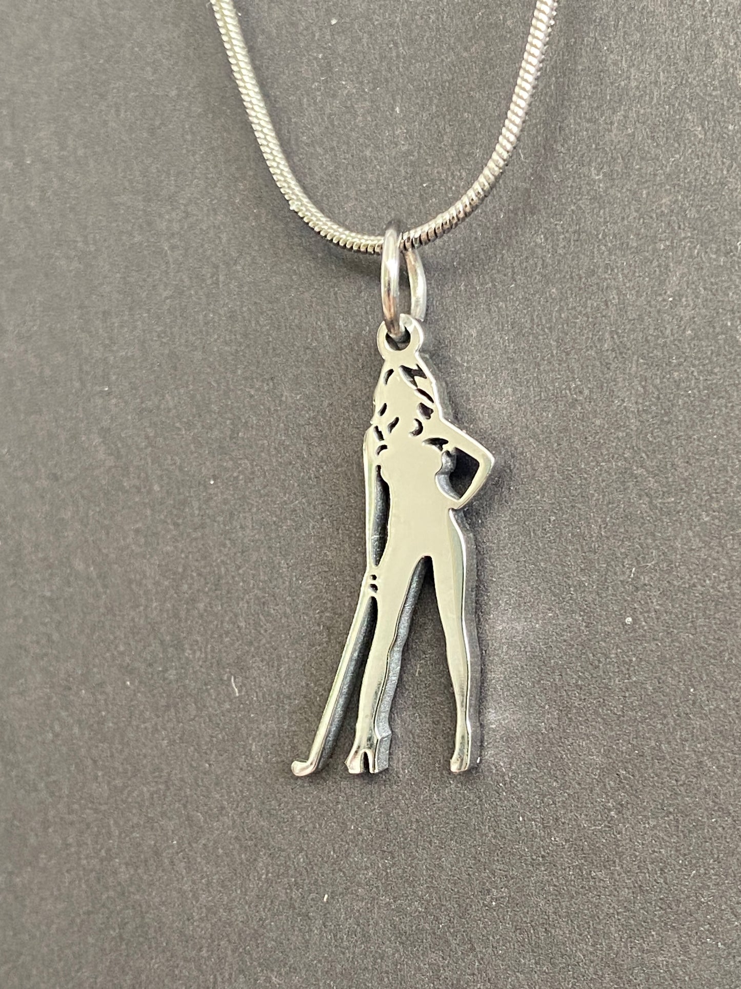 Golf Babe Charm Necklace