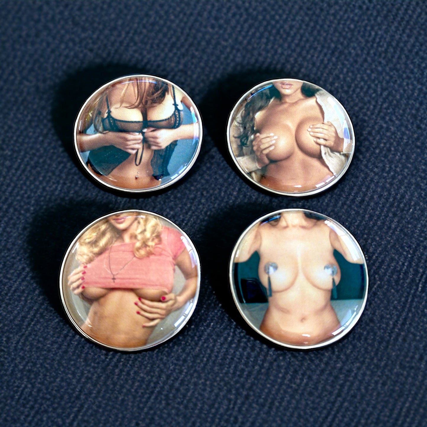 Golf Ball Markers - SPECTACULAR BOOBS - Set of 4