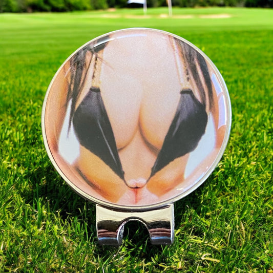 Sexy Golf Ball Marker with Magnetic Hat Clip - Bikini2