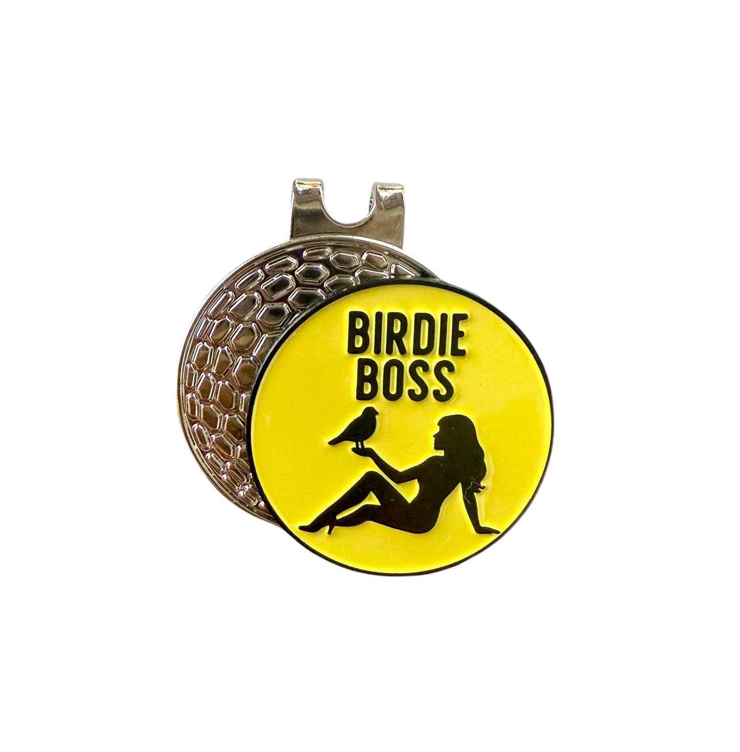 3 DIRTY BIRDIES - Golf Ball Marker Set (3 pack) with Hat Clip